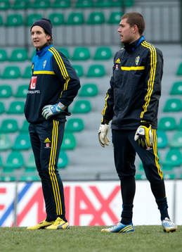 David Mitov Nilsson och Kristoffer Nordfeldt, målvakter