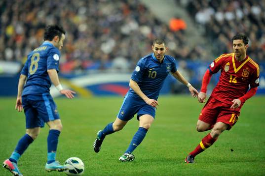 Mathieu VALBUENA / Karim BENZEMA / Xabi ALONSO  -