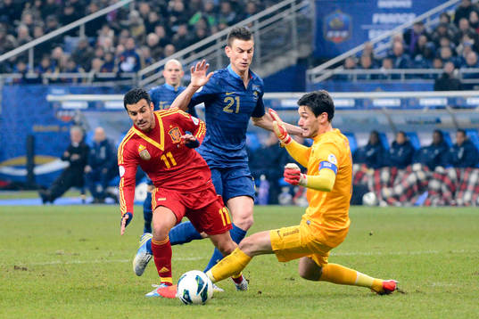 Pedro RODRIGUEZ / Hugo LLORIS - 26.03.2013 - France /