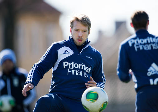 Adam Johansson gör sin första träning med IFK Göteborg