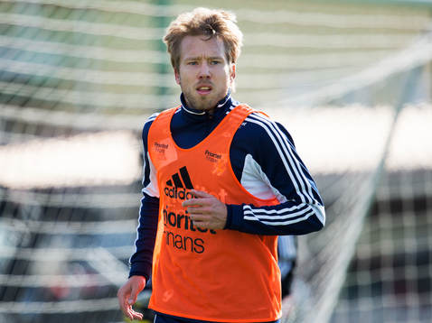 Adam Johansson gör sin första träning med IFK Göteborg