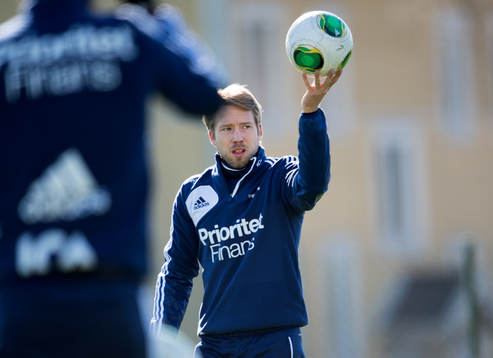 Adam Johansson gör sin första träning med IFK Göteborg