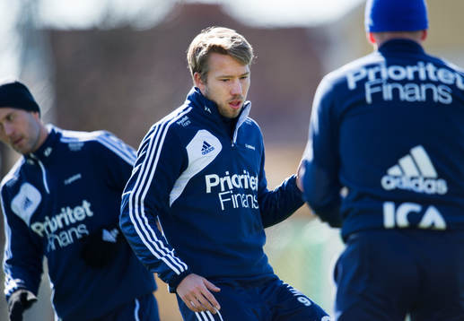 Adam Johansson gör sin första träning med IFK Göteborg