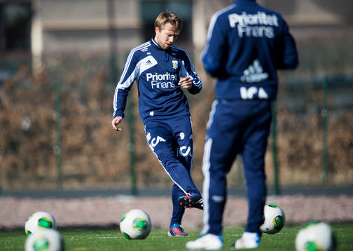 Adam Johansson gör sin första träning med IFK Göteborg