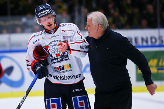 Ishockey, SM-semifinal 1, Skellefteå - Linköping. Simon