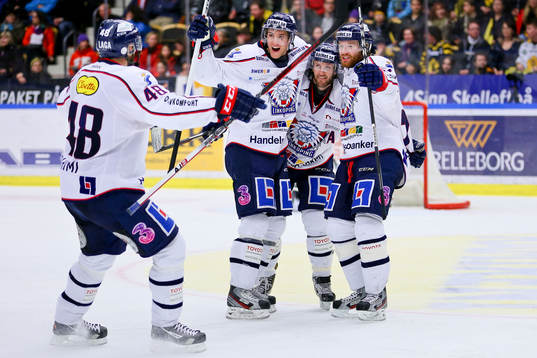 Ishockey, SM-semifinal 1, Skellefteå - Linköping.