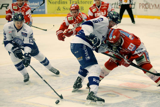 Jon Knuts i Leksand IF. Leksand IF vann med 8-3 mot Timrå
