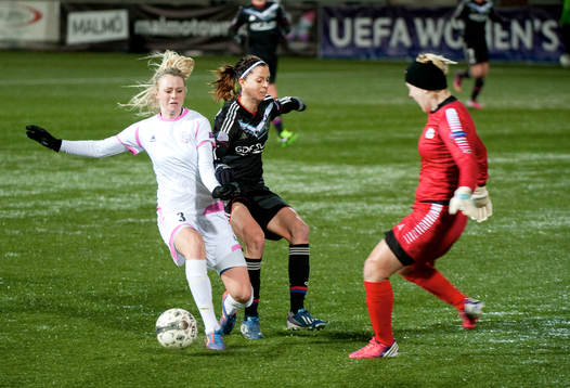 Amanda Ilstedt, Malmö och Lotta Schelin, Lyon och Thora
