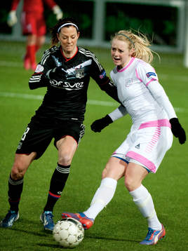 Amanda Ilstedt, Malmö och Lotta Schelin, Lyon