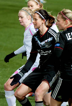 Amanda Ilstedt, Malmö och Lotta Schelin, Lyon