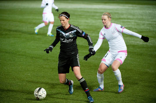 Amanda Ilstedt, Malmö och Lotta Schelin, Lyon