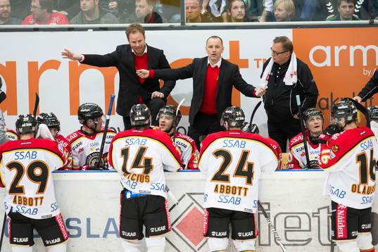 Jonas Rönnqvist Head Coach Luleå HF,  Thomas Berglund Ass