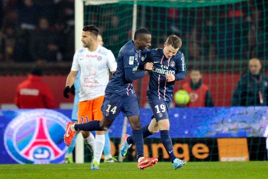 Joie du PSG - Blaise MATUIDI / Kevin GAMEIRO - 29.03.2013 -
