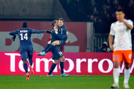 Joie de Kevin GAMEIRO / Zlatan IBRAHIMOVIC  - 29.03.2013 -