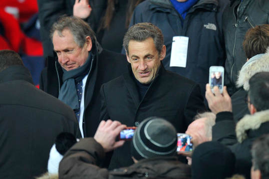 Gerard Houllier / Nicolas SARKOZY - 29.03.2013 - Paris