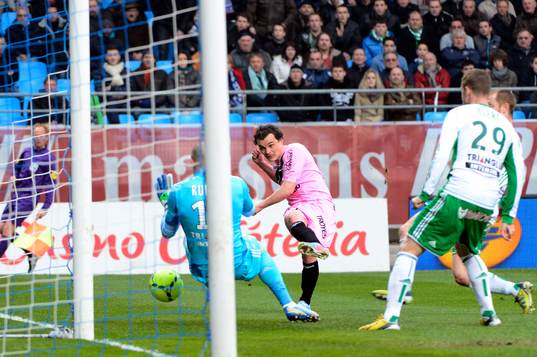 Goal Julien FAUSSURIER - 30.03.2013 - Troyes / Saint