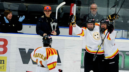 Jubel 0-2 målet med Brynäs nr 42 David Westlund