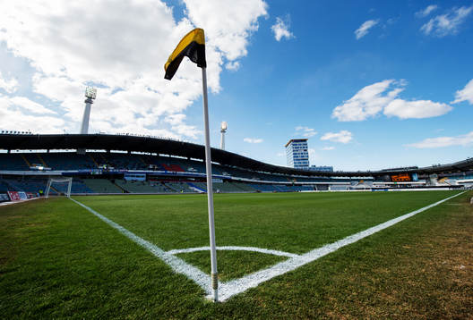 Nya Ullevi i väntan på matchstart med en mycket fin