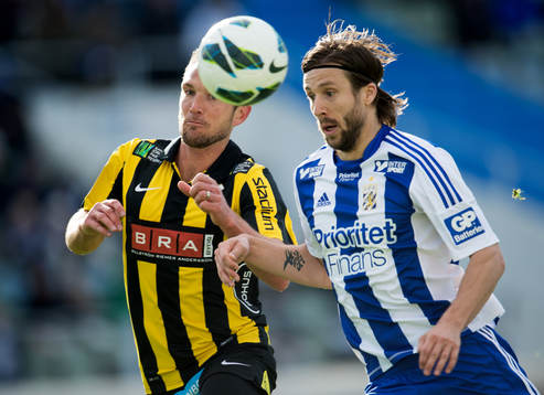 Martin Ericsson, Häcken. Mattias Bjärsmyr, IFK Göteborg