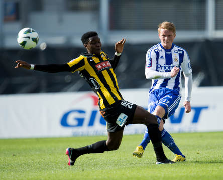 Dominic Chatto, Häcken. Sam Larsson, IFK Göteborg