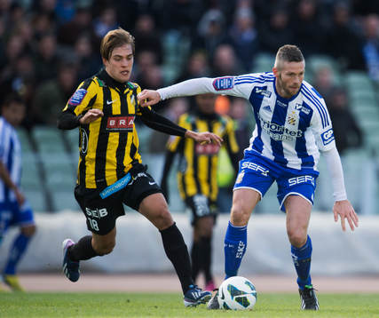 Mika Ojala, Häcken. Kjetil Waehler, IFK Göteborg