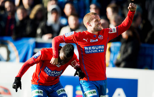 Christoffer Andersson, David Accam, Helsingborg, jublar