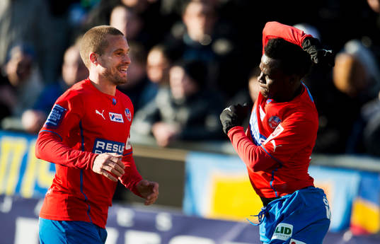 Christoffer Andersson, David Accam, Helsingborg, jublar