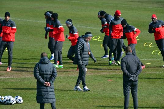 Carlo ANCELOTTI - 01.04.2013 - Entrainement Paris Saint