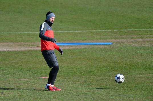 David BECKHAM - 01.04.2013 - Entrainement Paris Saint
