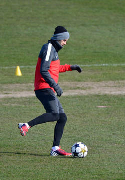 David BECKHAM - 01.04.2013 - Entrainement Paris Saint