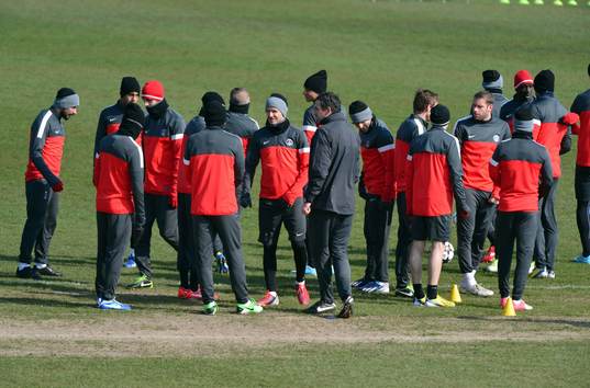 David BECKHAM - 01.04.2013 - Entrainement Paris Saint