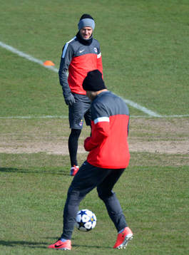 David BECKHAM - 01.04.2013 - Entrainement Paris Saint