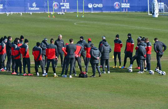 Groupe PSG - 01.04.2013 - Entrainement Paris Saint Germain
