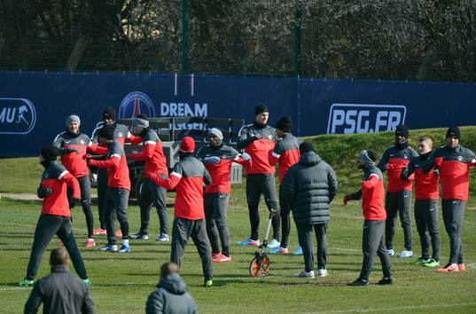 Groupe PSG - 01.04.2013 - Entrainement Paris Saint Germain