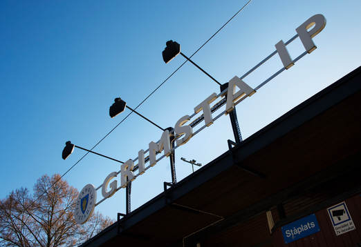 Grimsta IP, exteriör