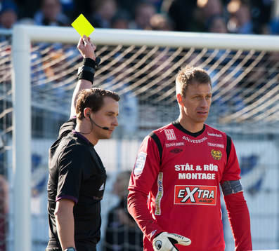Straff, Mattias Asper, målvakt, Mjällby