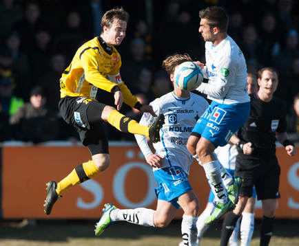 Andreas Blomqvist, Mjällby mot Christopher Telo,