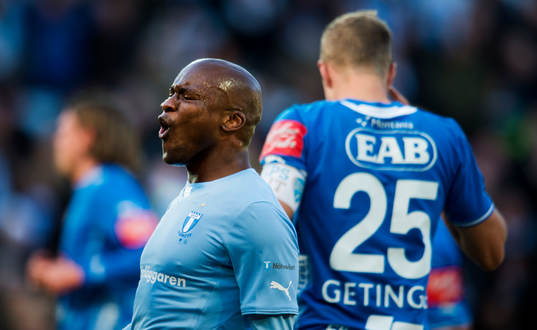 Tokelo Rantie, Malmö FF, skriker