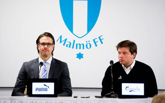 Rikard Norling, tränare Malmö FF, Jens Gustafsson,