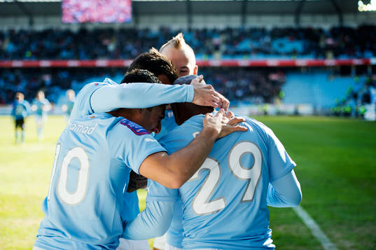 Jiloan Hamad, Tokelo Rantie, Malmö FF, jublar