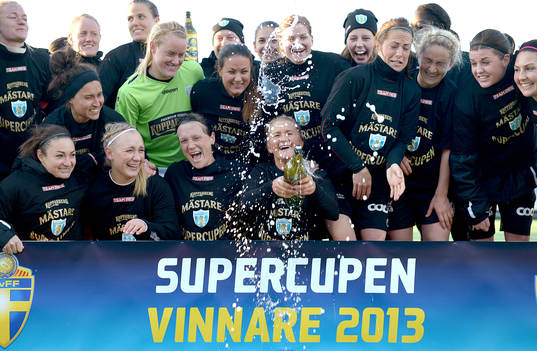Bläddra bland fler bilder av Fotboll, dam, Supercupen final, Tyresö - Göteborg / Kopparberg