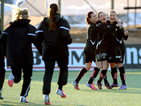 Fotboll, dam, Supercupen final, Tyresö - Göteborg /