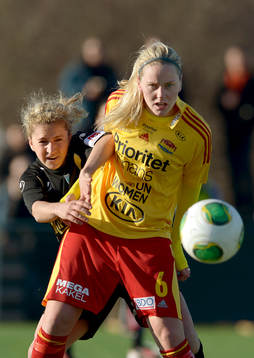 Fotboll, dam, Supercupen final, Tyresö - Göteborg /