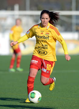 Fotboll, dam, Supercupen final, Tyresö - Göteborg /