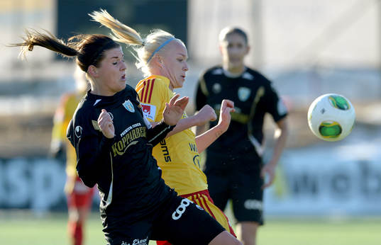 Fotboll, dam, Supercupen final, Tyresö - Göteborg /