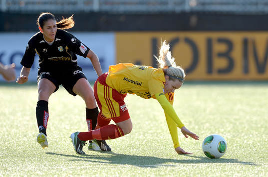 Fotboll, dam, Supercupen final, Tyresö - Göteborg /