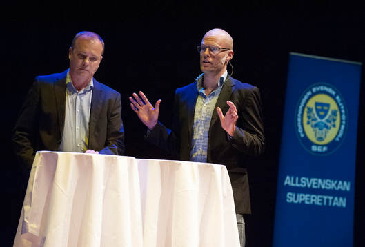 Roger Franzén och Joel Cedergren, tränare Sundsvall