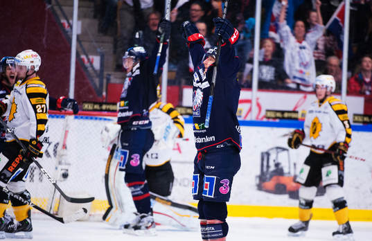 Simon Hjalmarsson, Linköping, jublar