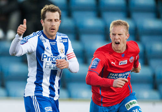 Tummen upp, Tobias Hysén, IFK Göteborg, och en arg Peter