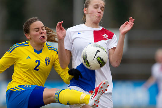 Fotboll, UEFA Championship, U19, Dam, Nederländerna -
